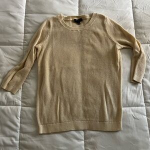 The Limited Beige Textured Sweater